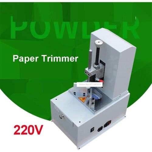 Electric Round Corner Machine 220V Automatic Fillet Paper Cutter Machine R3-9 Knife Paper Trimmer Speed 1400r/min New Genuine