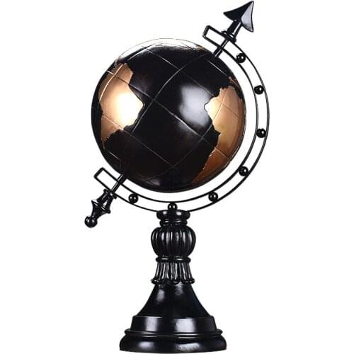 Home Furnishing decor Office Globe Ornaments High-grade Nordic Study room Desk Bookcase Wine Cabinet Crafts tellurion Decoration