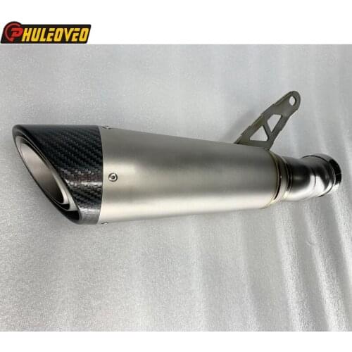 Titanium Alloy for BMW S1000RR 2019-2020 Slip-on Motorcycle Exhaust Muffler Escape Demper Leakage Link pipe for S1000RR Motos