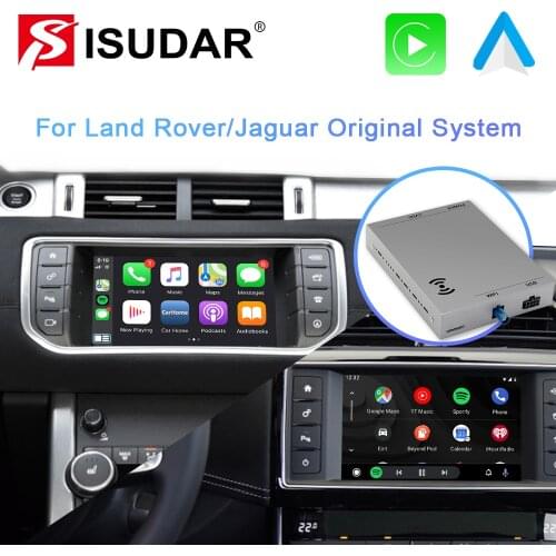 ISUDAR For Apple Wireless Carplay For Jaguar/Land Rover/XE/XF/Range Rover/Evoque/Discovery 4 Android Auto Ai Box Multimedia USB