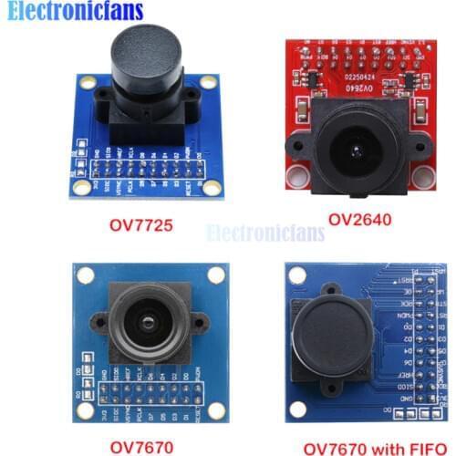 Diymore Camera Module OV7670 OV7725 OV2640 OV7670 with FIFO CAM Module Image Sensor STM32 Supports VGA CIF JPEG 30W For Arduino