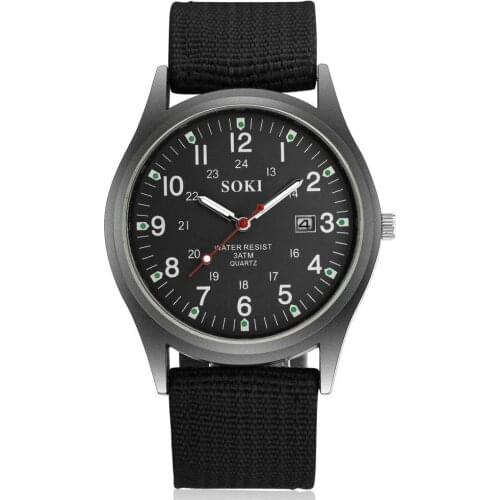 2021 New Fashionable Quartz Watch For Man Male Multi-function Calendar Digital Sports Wristwatch SMKI1128