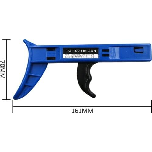 New Useful TG-100 Fastening Cutting Tool for Cable Tie Gun For Nylon Cable Tie Width 2.4-4.8mm