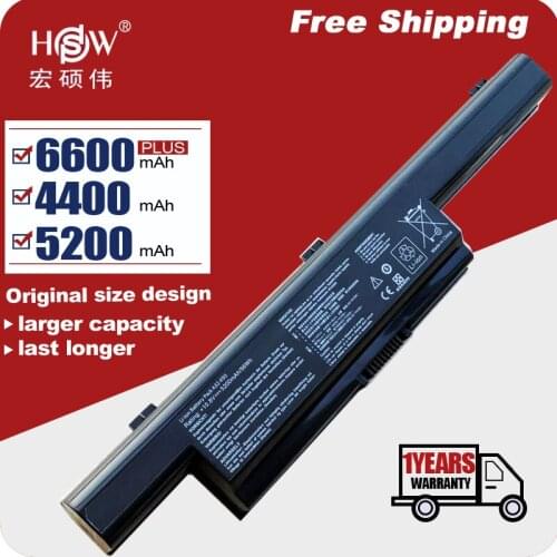 New 6cells laptop battery FOR ASUS A93 A95 K93 K95 K95V K95VM Series A32-K93 A41-K93 A42-K93 free shipping