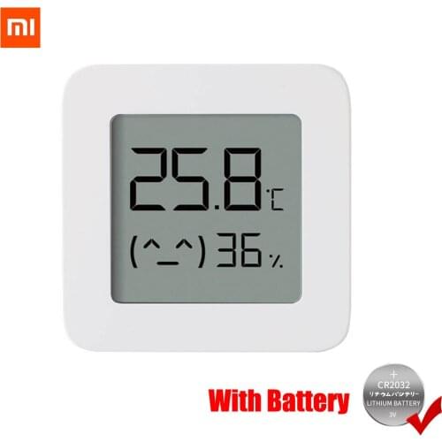 Original XIAOMI Mijia Bluetooth Thermometer 2 Wireless Smart Electric Digital Hygrometer For Smart Home Life Work With Mijia App
