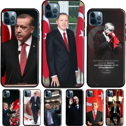 President Turkey Recep Tayyip Erdogan Case For iPhone 11 Pro Max 12 mini X XR XS Max 6S 7 8 Plus SE 2020 Back Cover