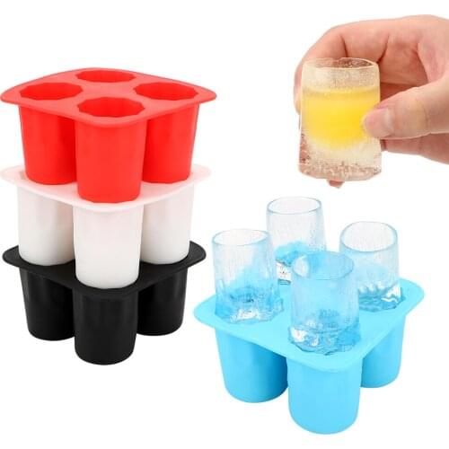 Cool Shape Ice Cup Mold Bar Party Drink Silicone Ice Cup Summer New Style Hot New Ice Maker Mould
