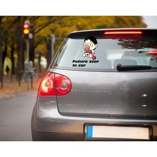 Three Ratels C472-1 Funny pacifier animation sticker series KiminobuKogure wall stickers for bathroom car sticker