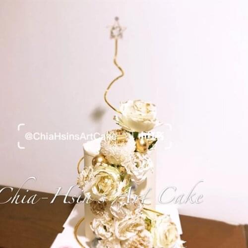 1pc Baby Happy Birthday Wedding Party Cupcake Cake Desert Decor Supplies Iron Ball Star Cake Topper Cake Decorating Tool