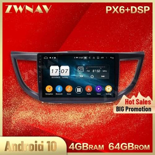 2 din Android 10.0 screen Car Multimedia player For Honda CRV CR-V 2012-2016 audio radio stereo GPS navi head unit auto stereo