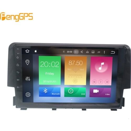2 din 4Gb+64G 8-Core Car Radio GPS Android 9.0 For Honda Civic 2016 2017 2018 Navigation PX5 DSP head unit multimedia stereo