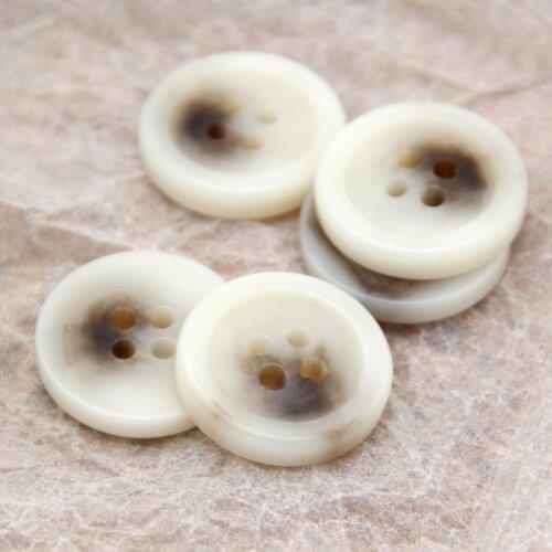 28mm Large Resin Imitation Horn Pattern Sewing Buttons For Clothes Men Suit Coat Handmade DIY Decorative Accessories Wholesale