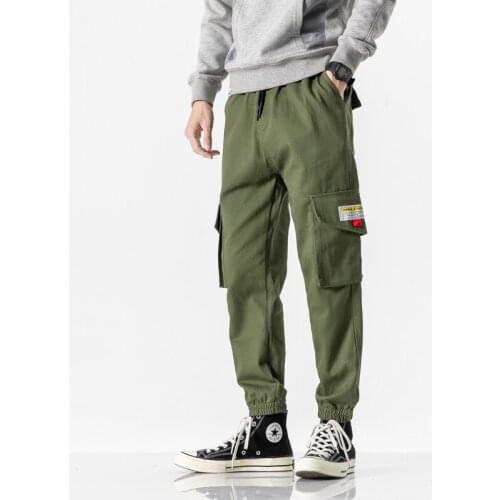 Streetwear Cargo Pants Balck Jogger for Men Trousers 2020 Casual Tracksuit Trouser Hip Hop Elastic Sweatpants Male Gym Clothing