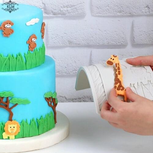 D005 Animal Silicone Mold Cake Decoration Tool Accessories Epoxy Resin Craft Kitchen Baking Supplies Chocolate Making Model