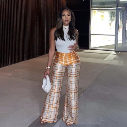 DPSDE Women's Plaid Trousers