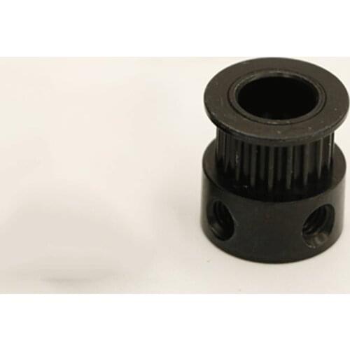 GT2 20 Teeth Timing Pulley 20T, 8mm Bore, Belt Width 6mm, Aluminium Oxidation, Black, 2GT 20teeth 20 Tooth For 3D Printer, 1PCS