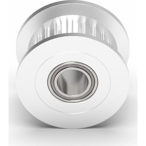 GT2 2GT 20 Teeth 6mm Belt Synchronous Timing Wheel Idler Pulley ,Bore 5mm, With Bearing, For 3D Printer Accessories