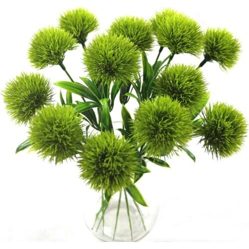 7pcs Artificial Flower Artificial Dandelion Realistic Decorative Artificial Flower Fake Flower For Vase