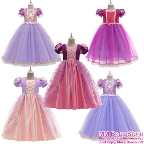 Summer Girls Princess Dress Halloween Costume Birthday Party Clothing For Children Kids Vestidos Robe Fille Girls Fancy Dress