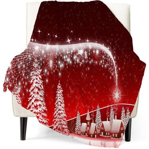 Lingxia Fleece Blankets On The Sofa