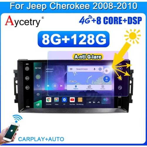 Carplay 2 din Android 10 Car radio For Jeep Compass/Commander/Grand Cherokee/Wrangler/Liberty Auto Stereo Multimedia Navigation
