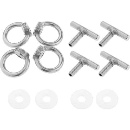 Car Locking Rail Screws Set Fastening Screws Replacement Parts for VW T5 T6 Multiflex Board Stainless Steel Easy Construction