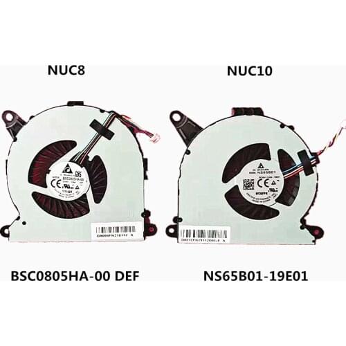 New Laptop/Notebook CPU Cooling Fan For Mini PC Hades Frost Canyon NUC8 NUC8i7BEH NUC10 I3 I5 I7 BSC0805HA-00 DEF NS65B01-19E01