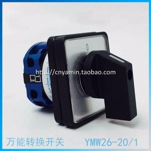 Limited Company Universal Change-over Switch LW26-20/1 Silver Point 2 Archives 0-1 Rotating