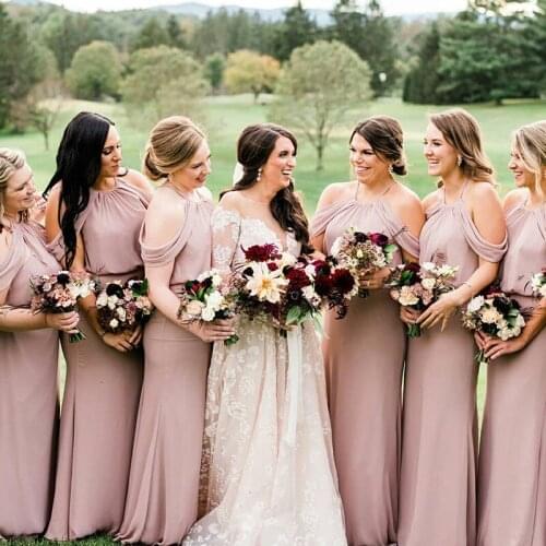 Bridesmaid Wedding Party Guest Dresses 2020 Womans Evening Formal Night Long Dress Gown