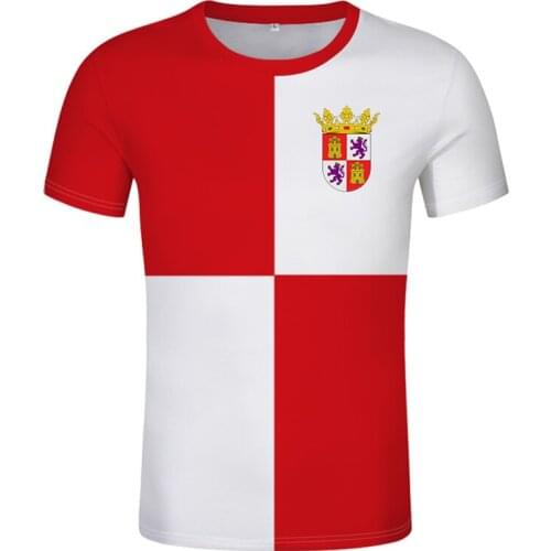 Castilla Y Leon Shirt Free Custom Made Name Number Valladolid T-Shirt Print Flag Word Salamanca Burgos Zamora Spanish 00 Clothes