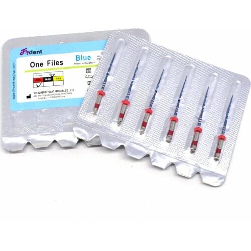 Teeth whitening dental instrument one files blue rotary files endodontic files 25mm dental endo motor files for dentistry