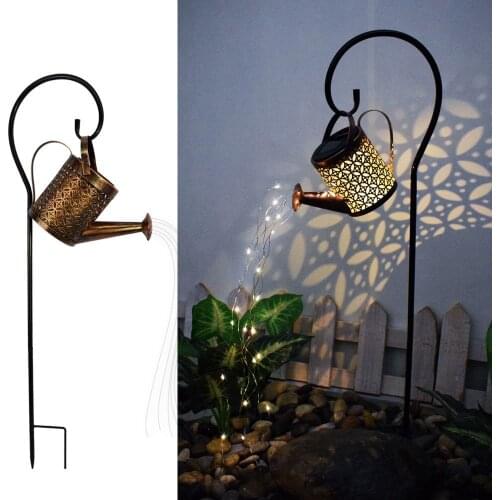 LED Kettles Solar Light Lawn Garden Decor Solar Lamps Outdoor Waterproof Warm White Landscape Lamp For Street Courtyard