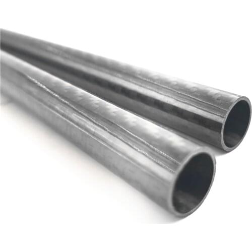 Free Shiping 2pcs 25mm*21mm*1000mm 3K Matte Twill Pipe Carbon Fiber Tube for RC Quadcopter