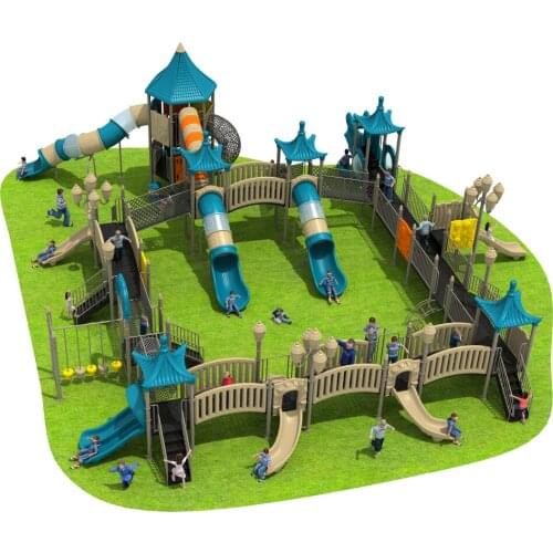 YLWCNN amusement outdoor plastic playground slide park YLW-OUT1925