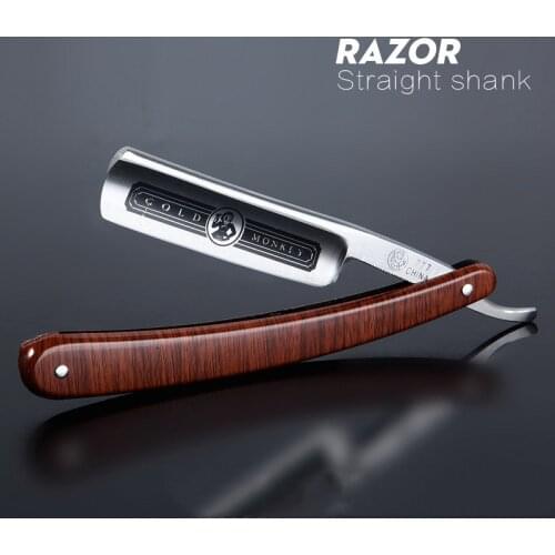 Gold Dollar Classic Steel Straight Edge Salon Barber Shaving Razor Shaver SHAVING RAZOR Barber Tools G0317