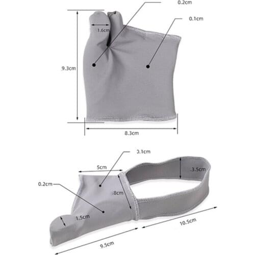 1Pair Toe Corrector Orthotics Feet Foot Care Bone Thumb Adjuster Correction Soft Pedicure Socks Straightener