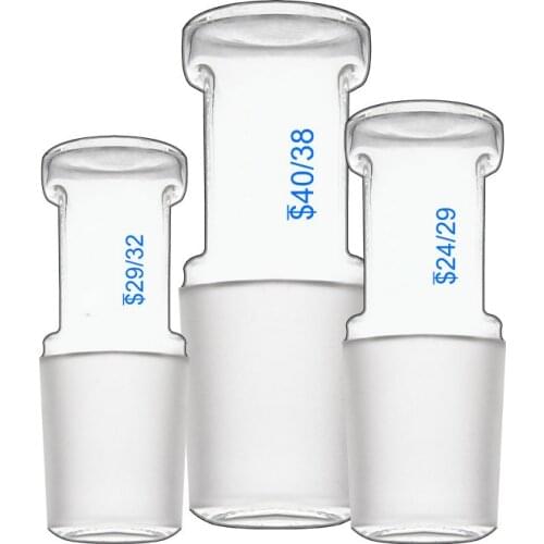 1pcs Lab Glass hollow plug 29# Standard mouth stopper Grinding air plugs for flask school experiment