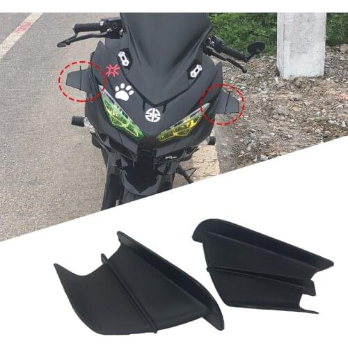 Motorcycle Accessories Decoration Winglet Aerodynamic Wing Fairing Kit Pneumatic Spoiler For Ninja 700 R H2 H2R ZH2 JOG JOE GP