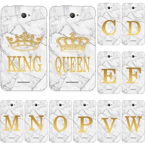 Phone Case for Sony Xperia E4G 2033 E2003 E2053 E2006 Marble Golden English Letter Fashion Name Back Cover Fundas Shell