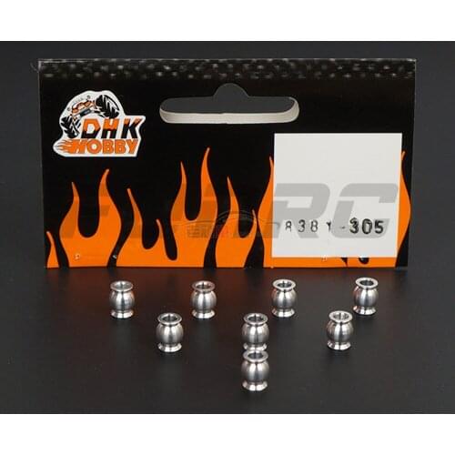 RC Car Parts 8381-305 DHK Hobby Metal Shock absorber Lower Ball Joint End 8135 8384 8382 Remote Control Model Cars Accessories