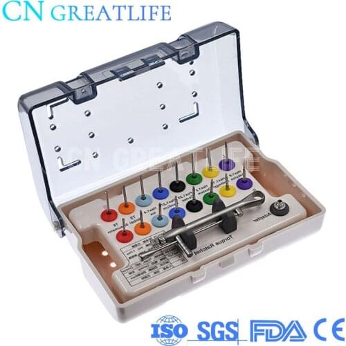 Implant Torque Wrench Screw Ratchet Screwdrivers Dental Handpiece Repair Kit Universal Prosthetic Kit for Implants Engine Use