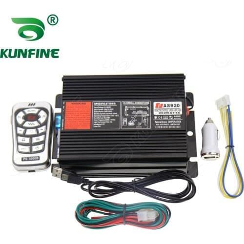 Federal Signal 200W wireless car siren 10 tones with Microphone 2 light switches(without speaker)