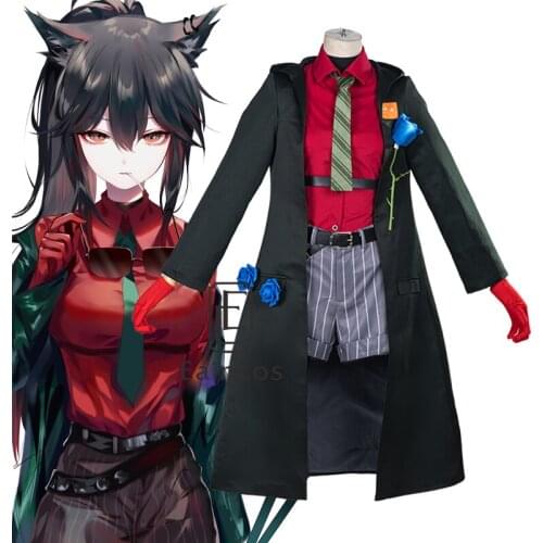 Game Arknights Epoque Skin Texas Cospaly Costume Texas RHODES ISLAND Suit Anime Uniform Halloween Party Women Outfit Costumes