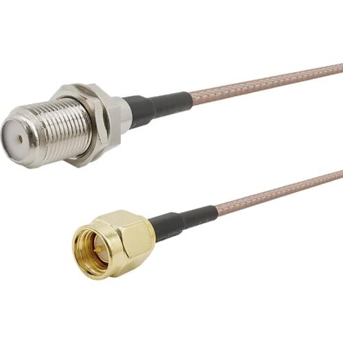 SMA to F Connector RF Pigtail Cable F Female to SMA Male Crimp RG316 Pigtail Cable 15CM Dropshipping