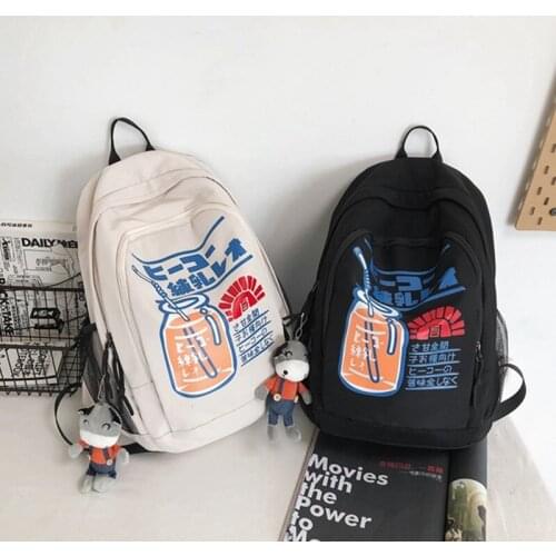 2021 New Fashion High School Students Junior High School Students Large-Capacity Backpacks Versatile Backpacks Birthday Gift