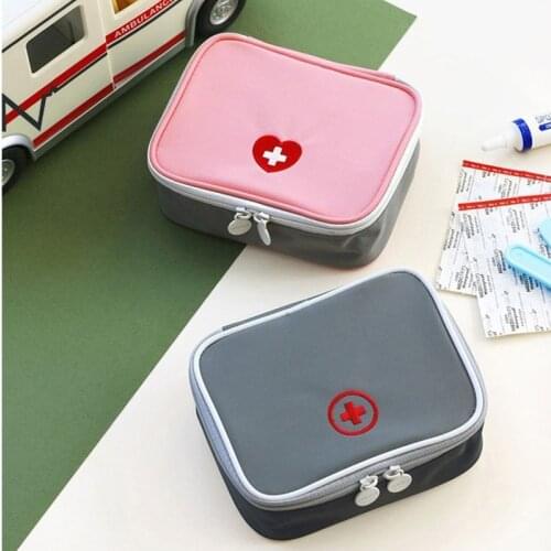 Portable First Aid Kit Pouch Small First Responder Travel Storage Bag Emergency Survival Bag Medicine Bag for Outdoor
