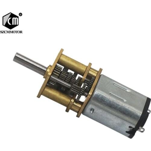 3V 7.5RPM Reduction Micro Gear Motor Mini Geared Motor for Low Speed Smart Equipment Motor