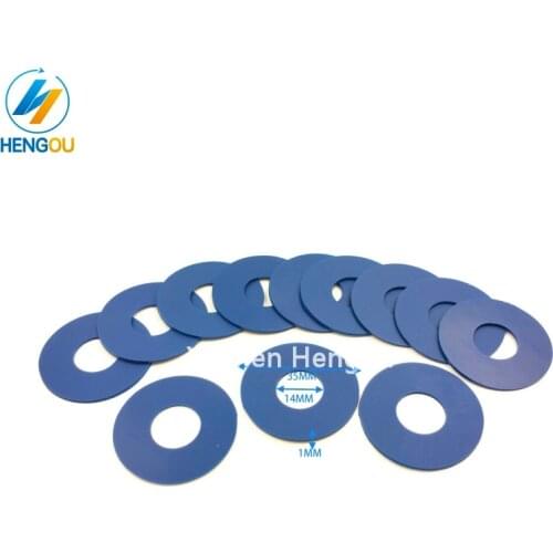 100 pieces free shipping offset prinitng machine rubber sucker 35.0*14.0*1.0mm
