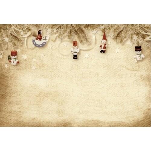 Christmas Decoration Backdrop Cute Knight Cartoon Snowman Stars Background Family Holiday Party Banner