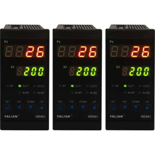 The most latest temperature controller Max test temperature 1372 degree thermoregulator with dual display and alarm relay output